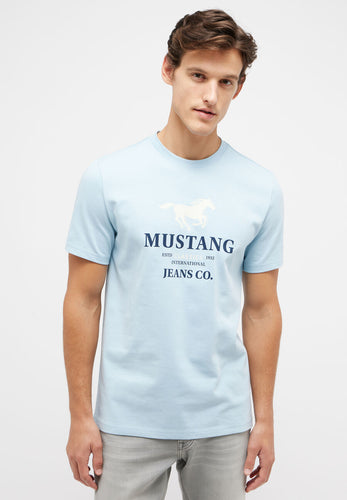 Mustang light blue t-shirt