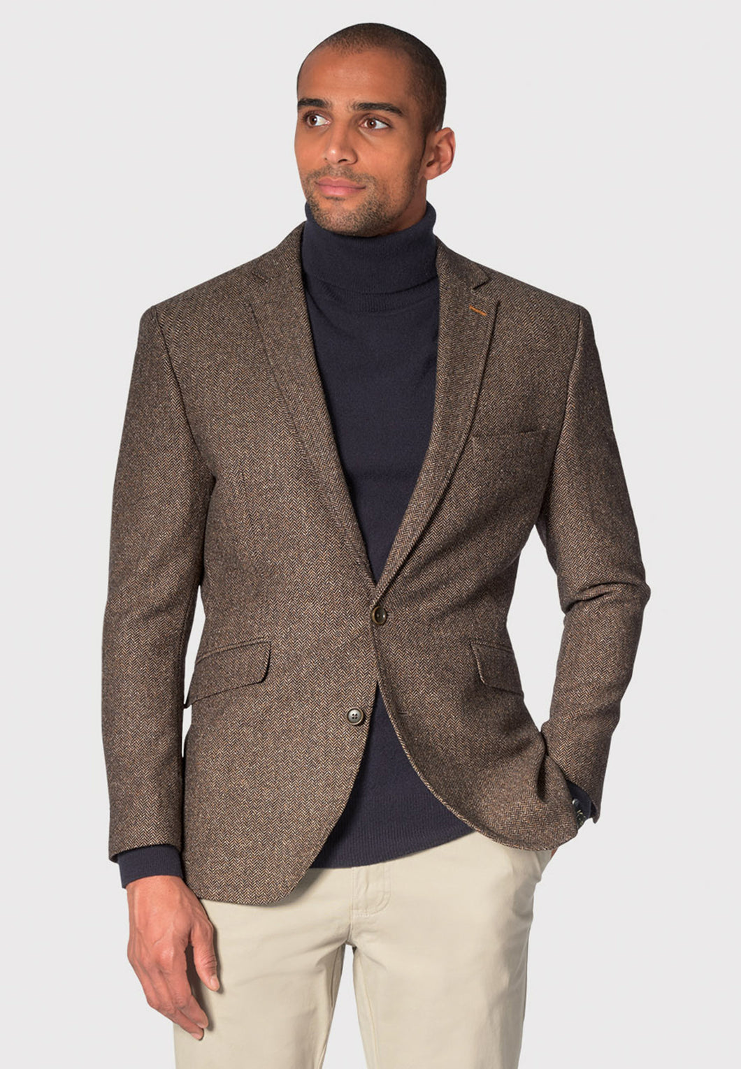 Brook Taverner brown herringbone jacket