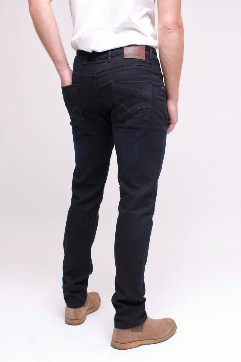 Kam blue black denim jeans