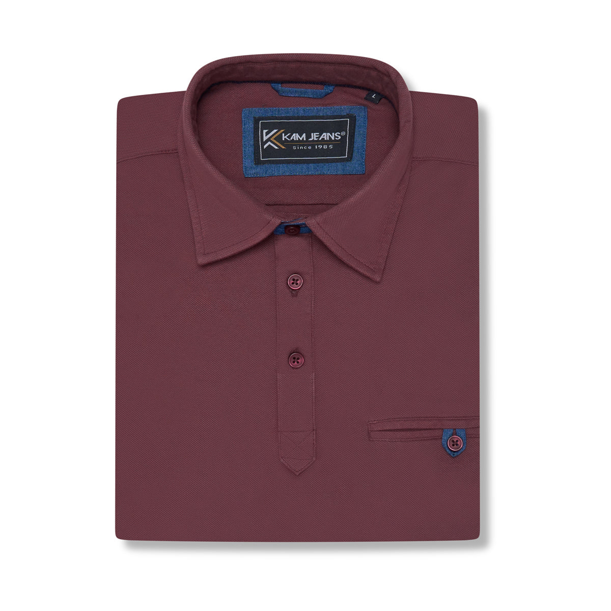 Kam wine pique polo