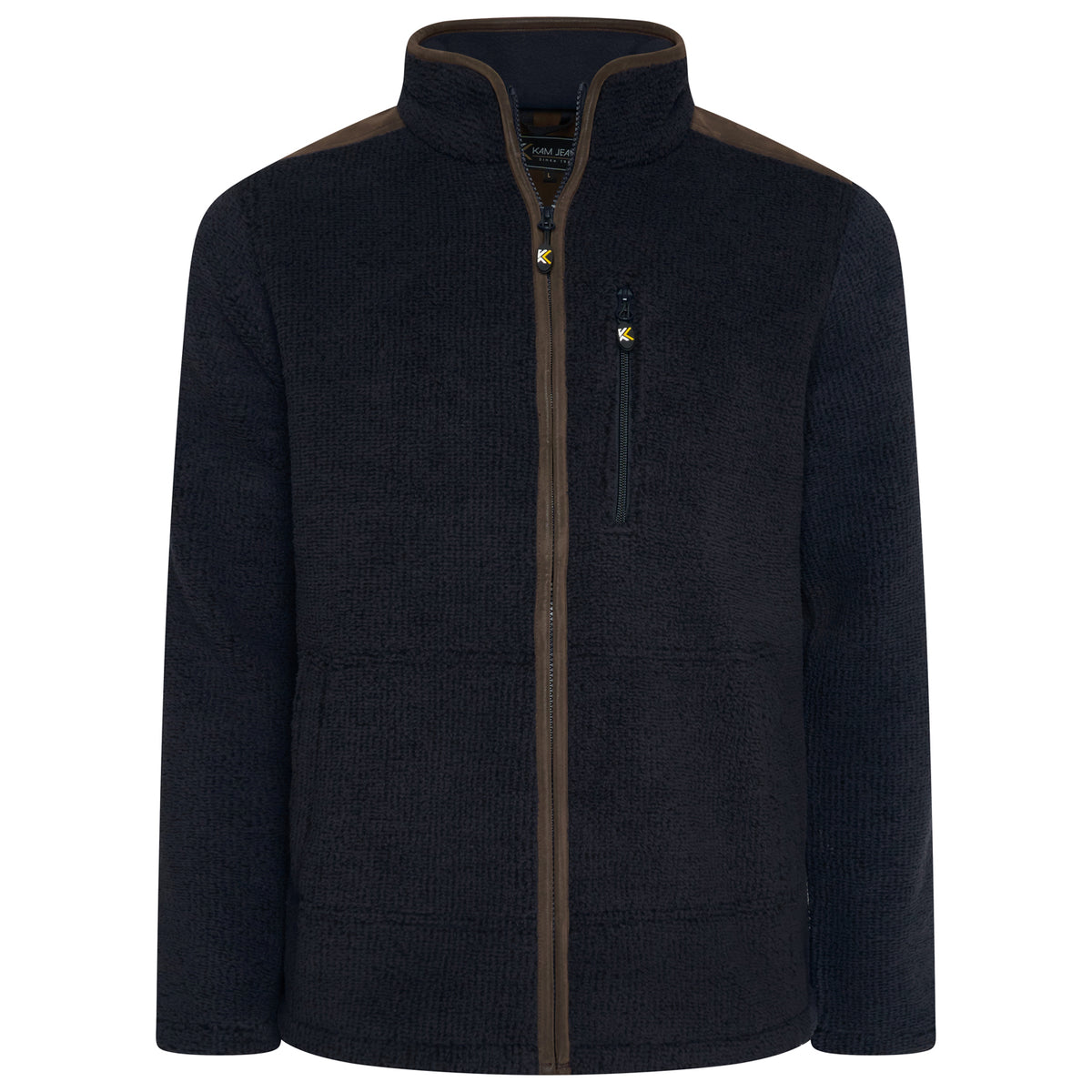 Kam navy fleece jacket