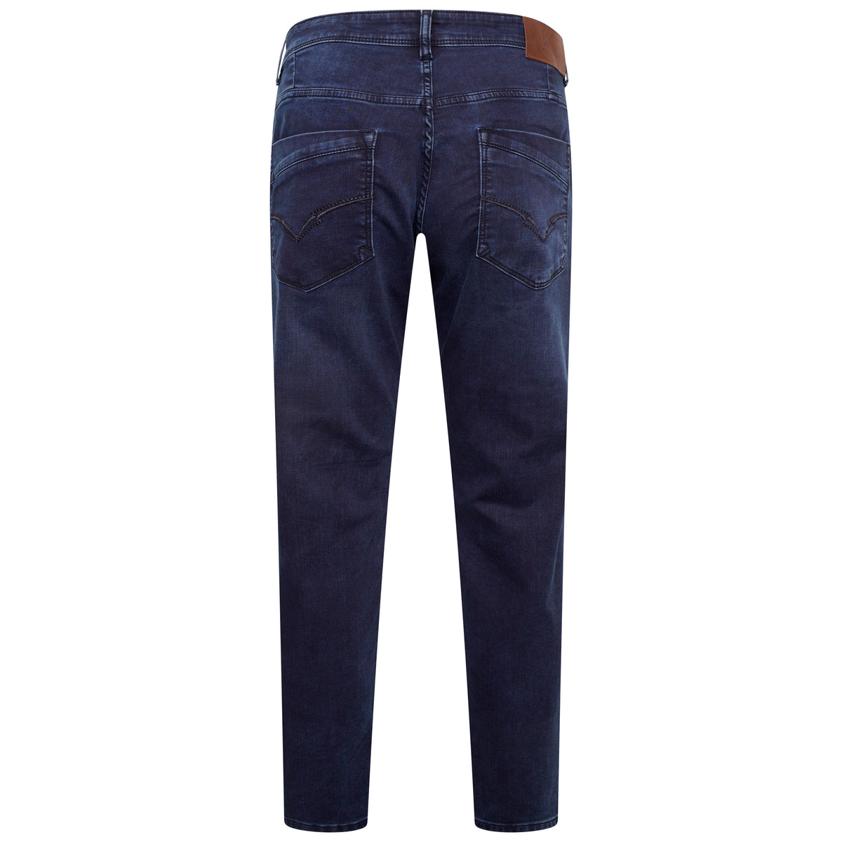 Kam navy knitted deim jeans