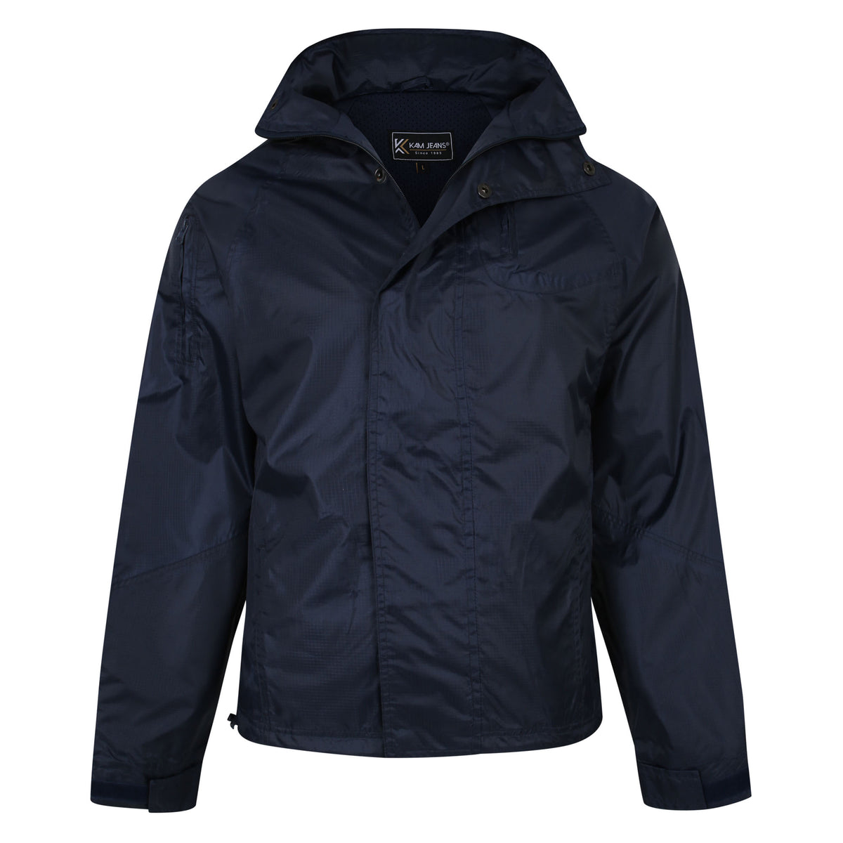Kam navy rain jacket lightweight