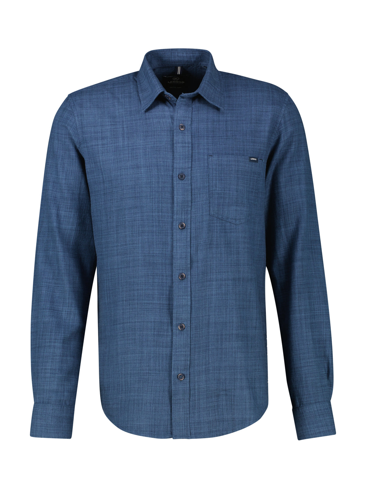 Lerros long sleeve blue shirt