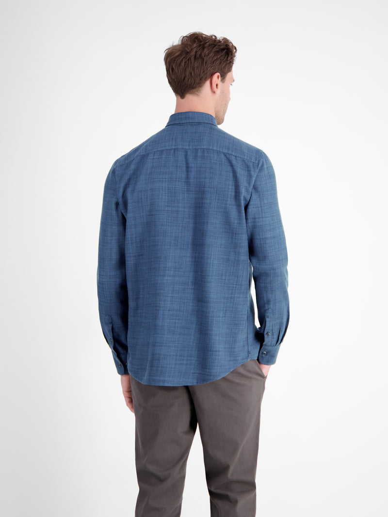 Lerros long sleeve blue shirt