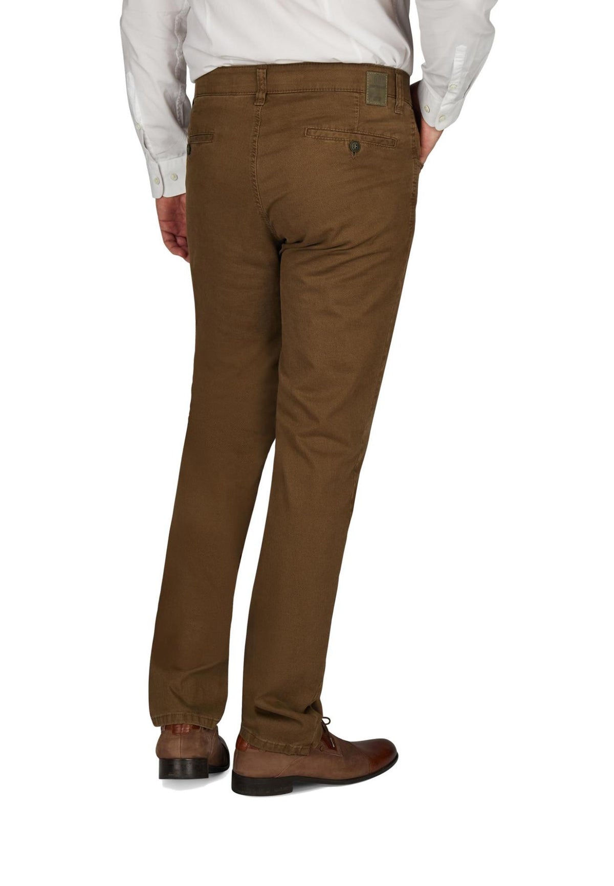 Club Of Comfort Denver light brown cotton chino trousers