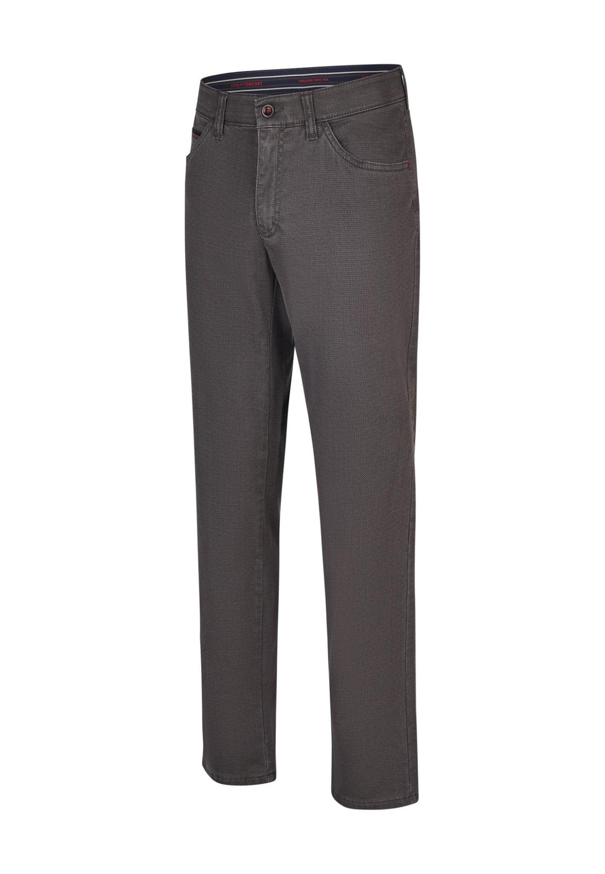 Club Of Comfort Marvin grey thermal lined cotton trousers