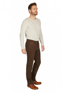Club Of Comfort brown cotton trousers