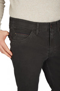 Club Of Comfort dark grey cotton trousers