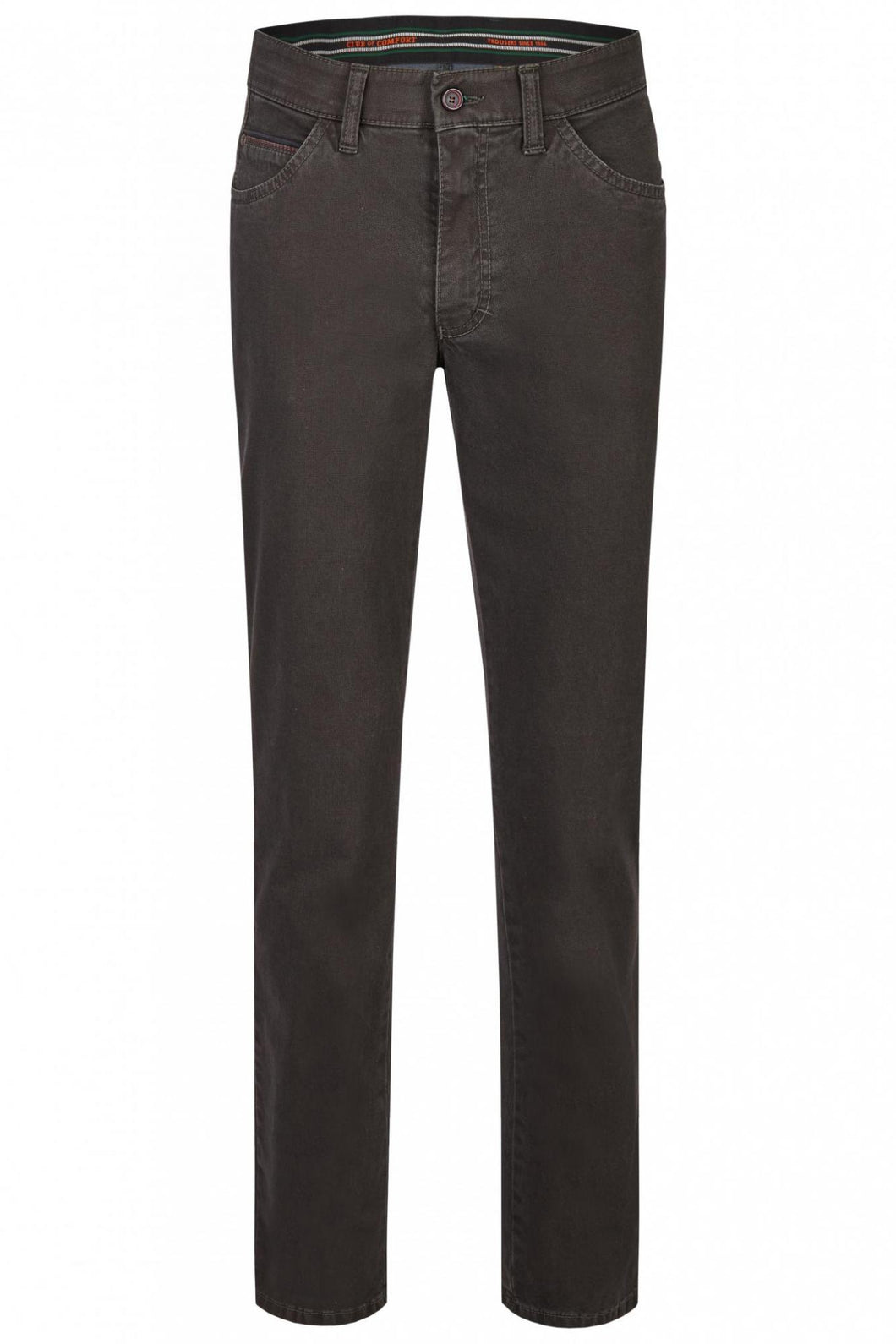 Club Of Comfort dark grey cotton trousers