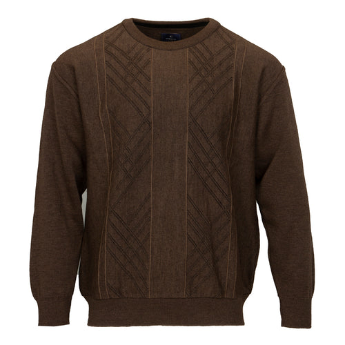 Deer Park brown round neck jumper