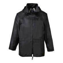 Load image into Gallery viewer, Portwest black rain jacket
