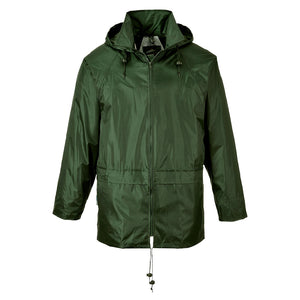Portwest green rain jacket