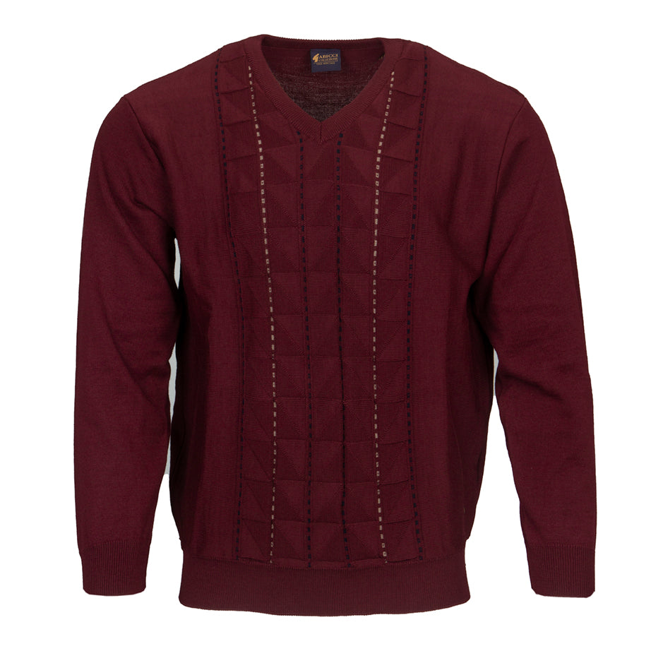 Gabicci wine V-Neck jumper