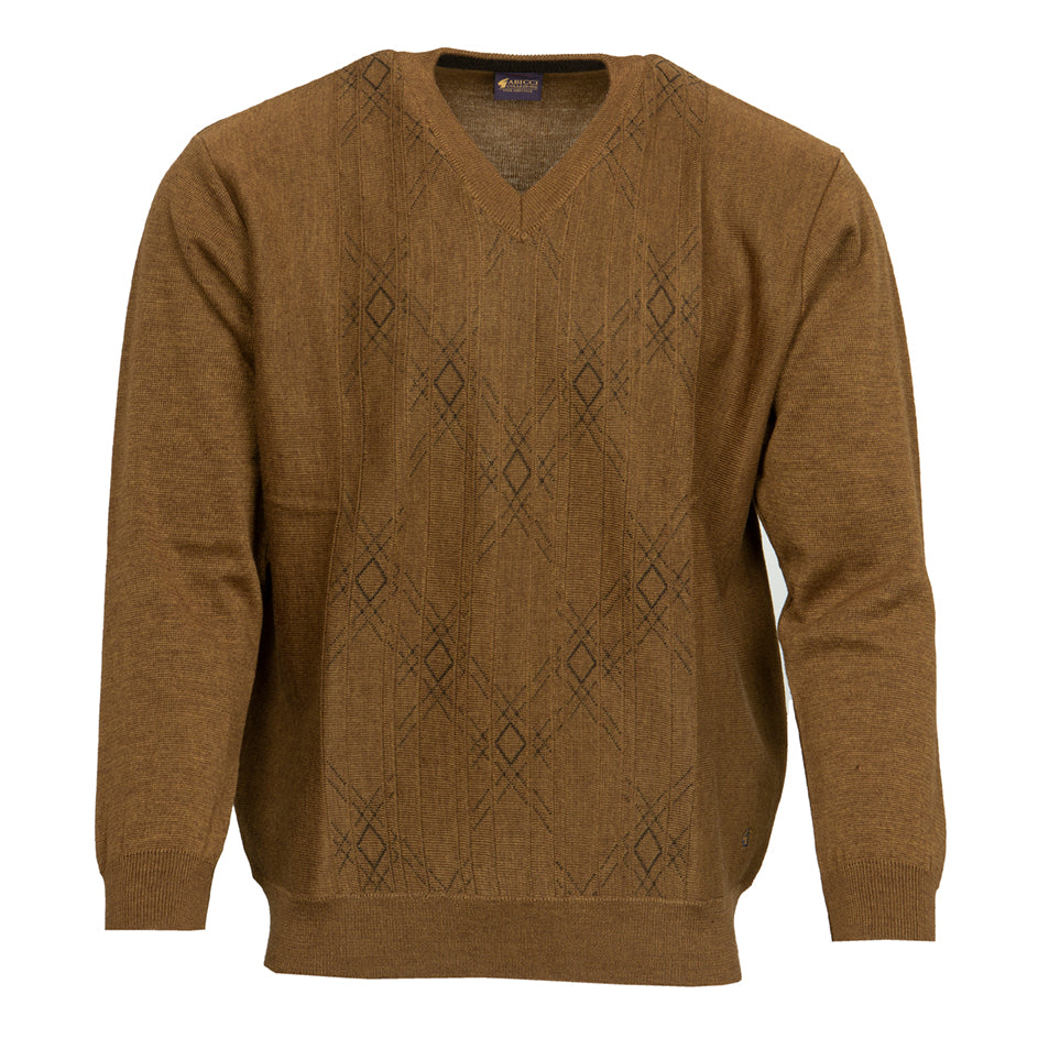 Gabicci gold v-neck jumper