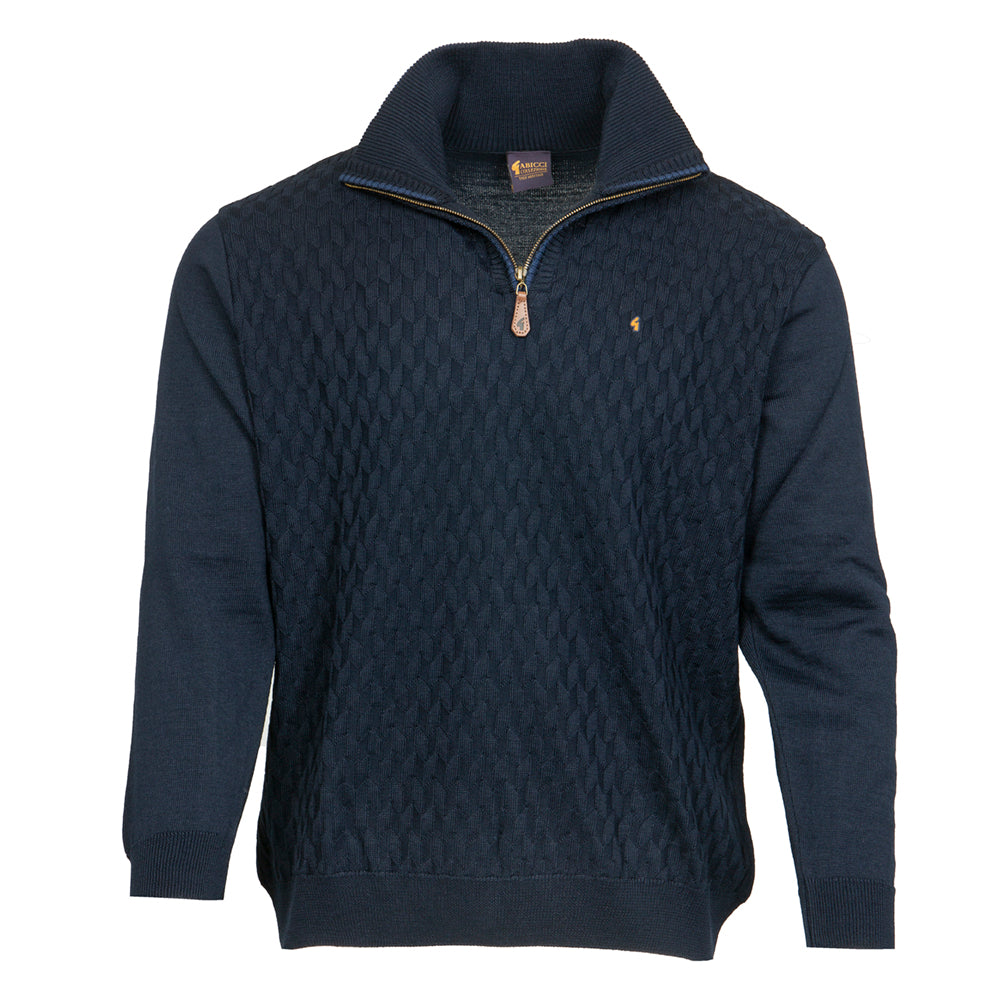 Gabicci navy 1/4 zip jumper