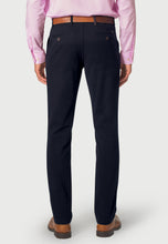 Load image into Gallery viewer, Brook Taverner navy cotton trousers
