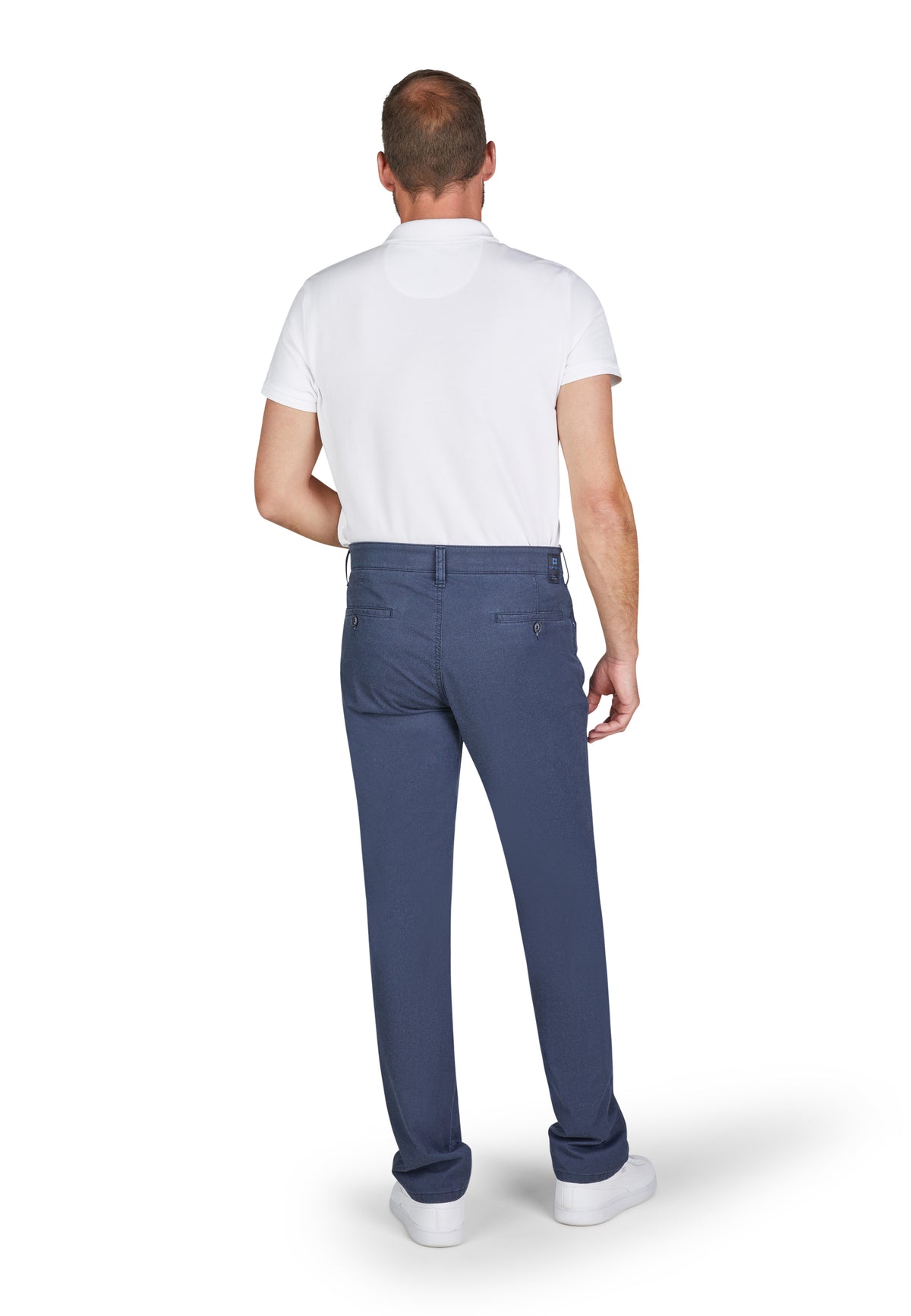 Club Of Comfort blue cotton trousers