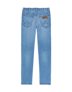 Wrangler Texas Slim stretch waistband light blue denim jeans