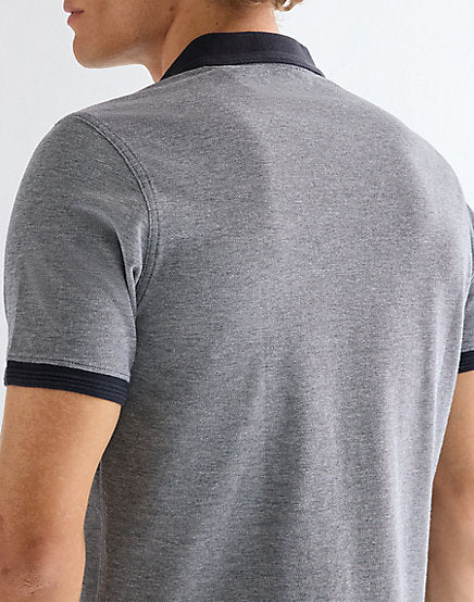 Wrangler navy pique polo