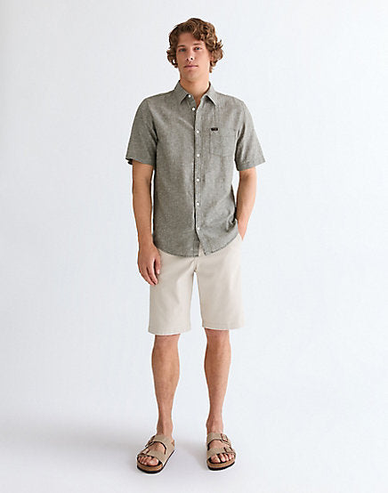 Wrangler green short sleeve shirt