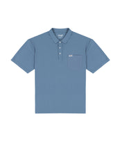 Load image into Gallery viewer, Wrangler blue pique polo
