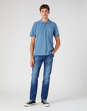 Load image into Gallery viewer, Wrangler blue pique polo
