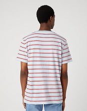 Load image into Gallery viewer, Wrangler red striped t-shirt
