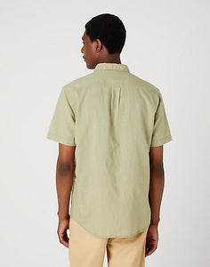 Wrangler light green short sleeve shirt