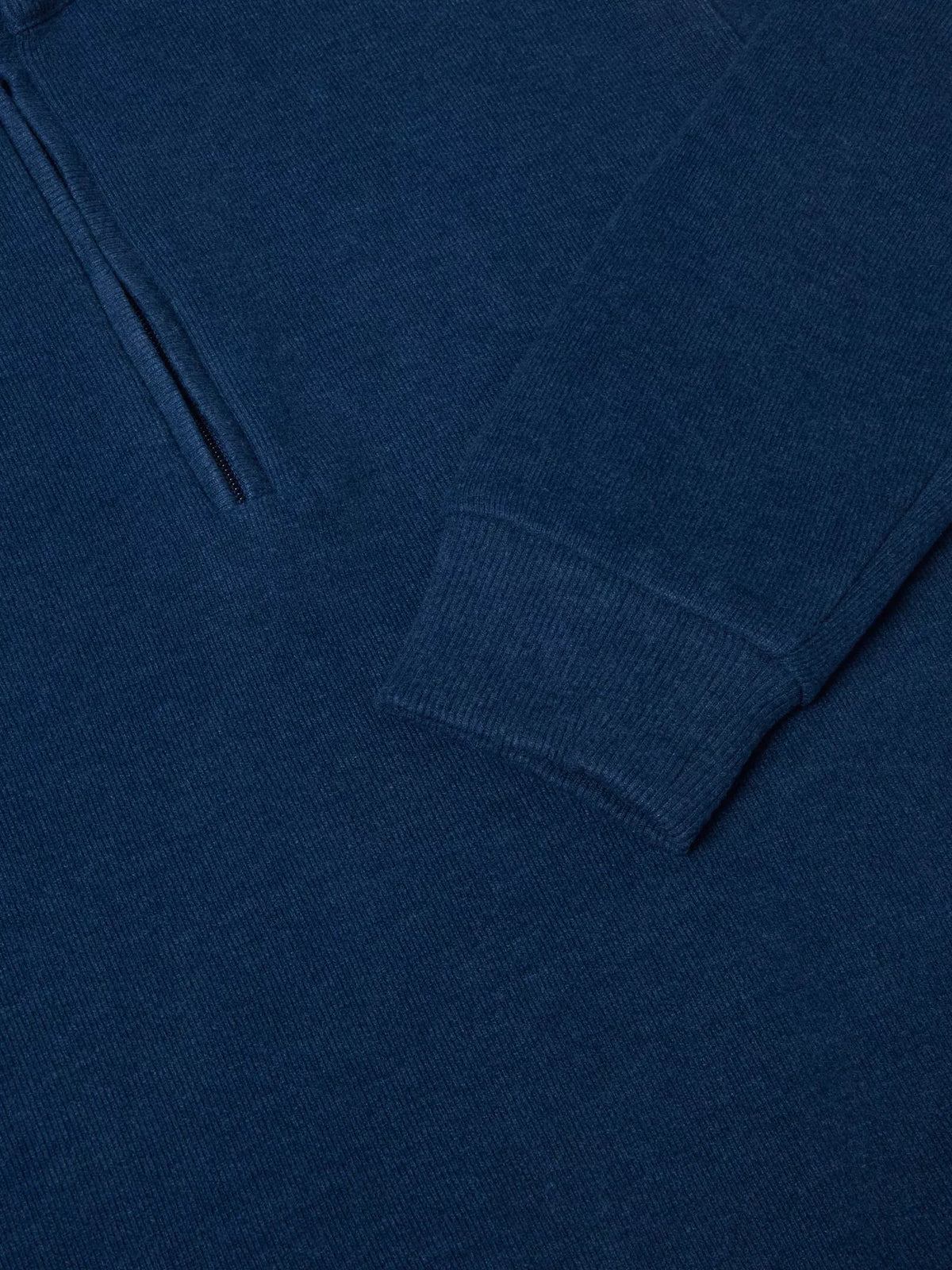 Drifter dark blue long sleeve polo sweatshirt