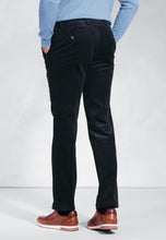 Load image into Gallery viewer, Brook Taverner navy cord trousers
