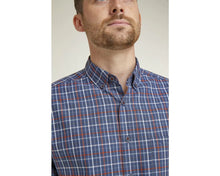 Load image into Gallery viewer, Double Two blue check shirt
