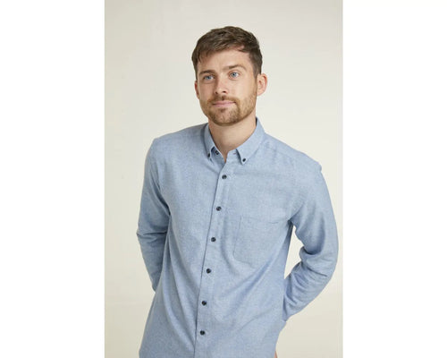 Double Two blue casual shirt