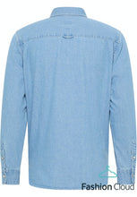 Load image into Gallery viewer, Mustang light blue denim shirt
