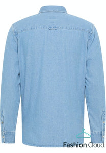 Mustang light blue denim shirt