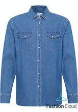 Load image into Gallery viewer, Mustang mid blue denim shirt
