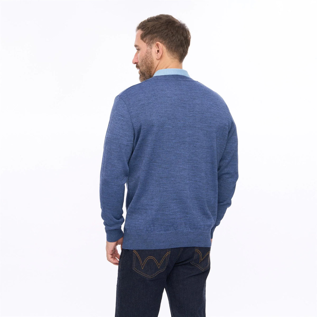 Gabicci blue v-neck jumper