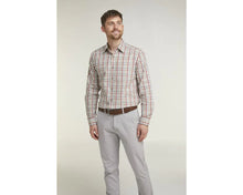 Load image into Gallery viewer, Double beige tatersall check shirt
