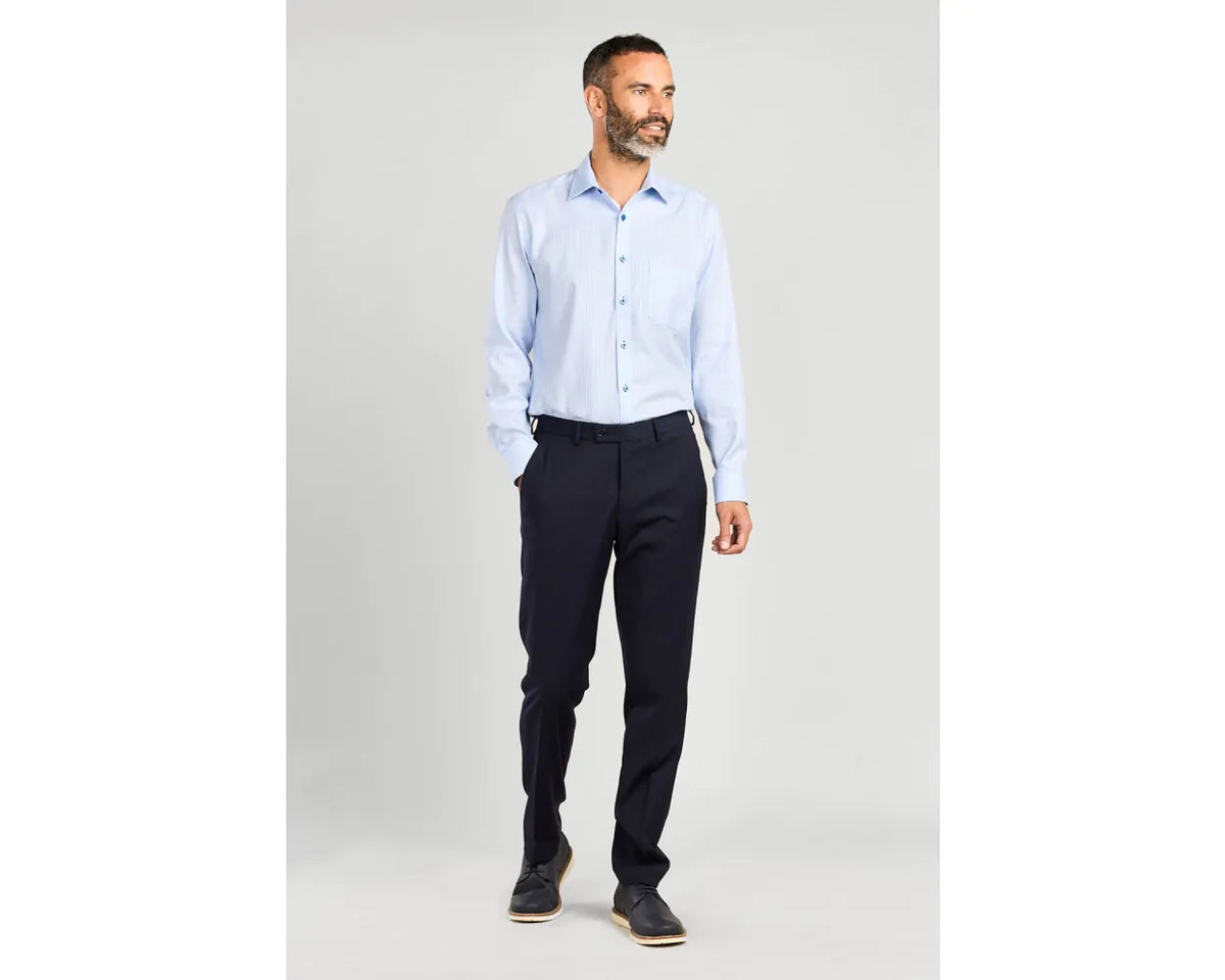 Paradigm blue long sleeve shirt