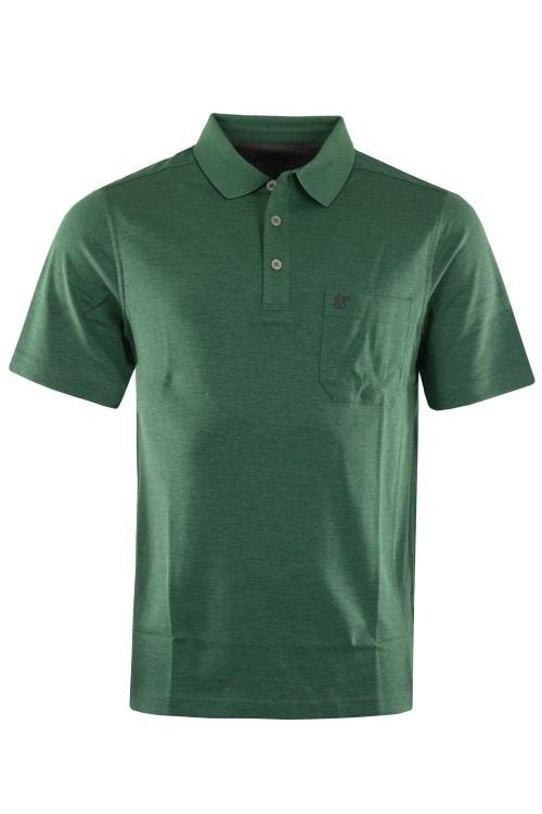 Hajo green pique polo
