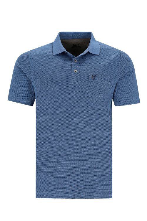 Hajo navy blue pique polo