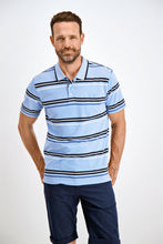 Load image into Gallery viewer, Jacks Light Blue pique polo
