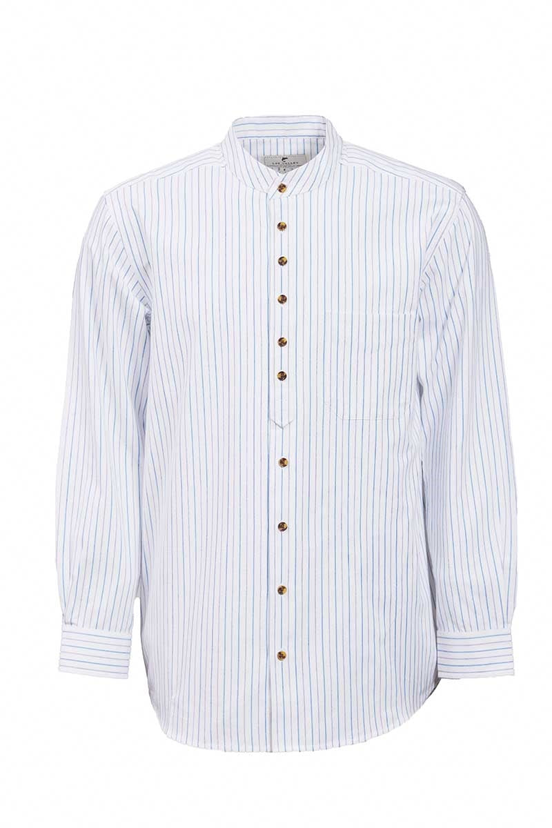 Lee Valley striped grandfather shirt
