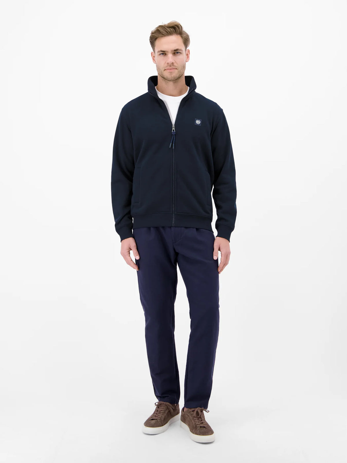 Lerros navy sweatjacket