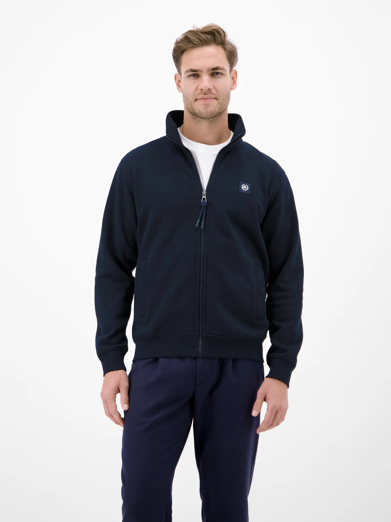 Lerros navy sweatjacket