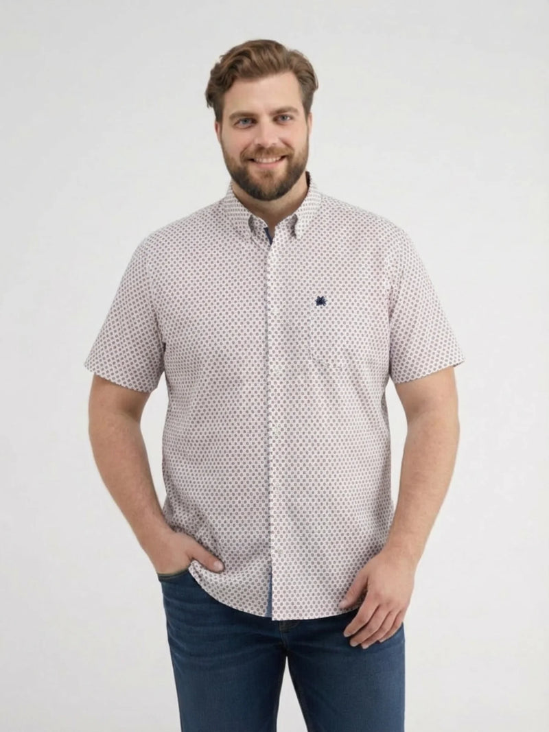 Lerros white short sleeve shirt