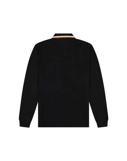 Wrangler black long sleeve polo