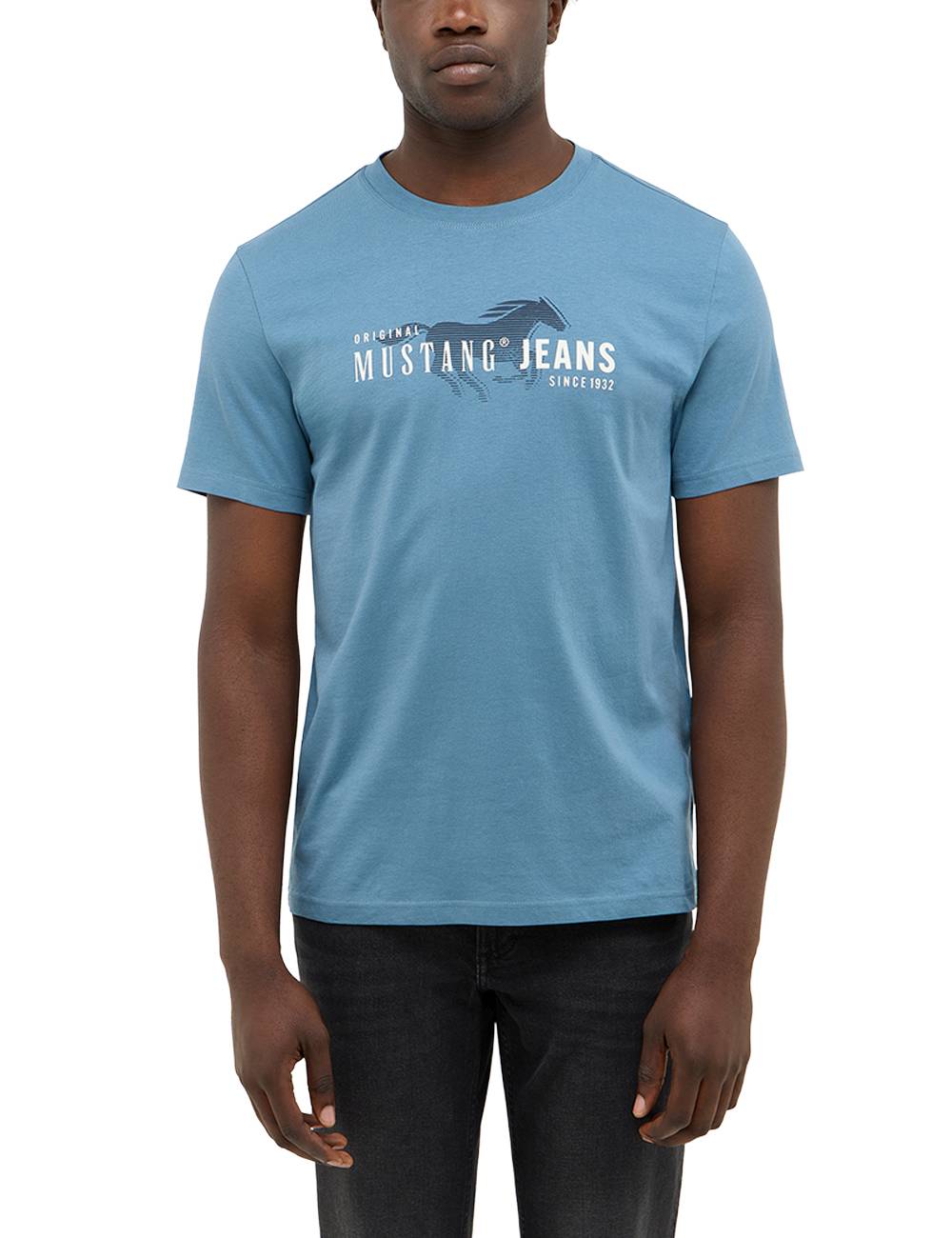 Mustang blue t-shirt