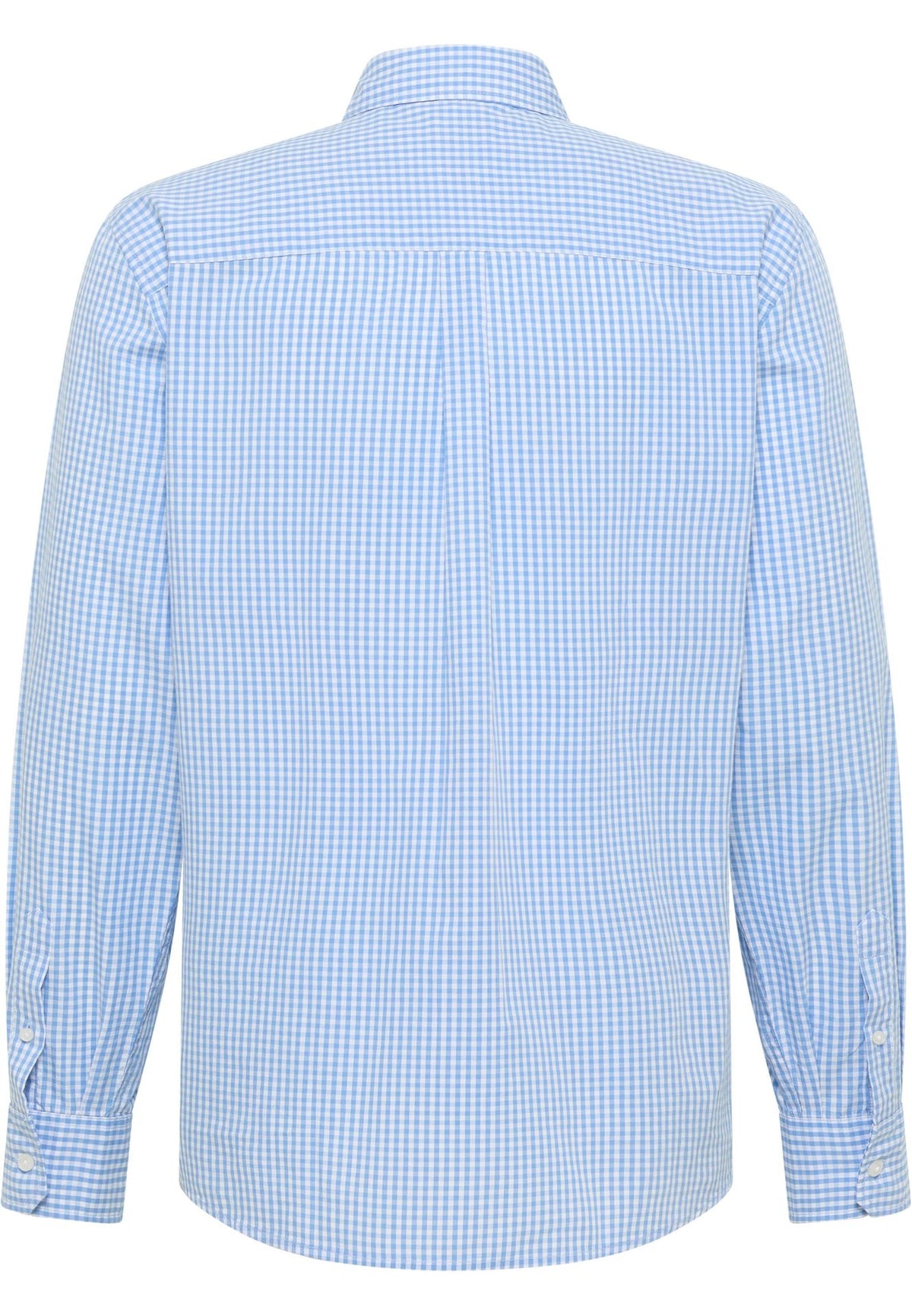 Mustang light blue check shirt