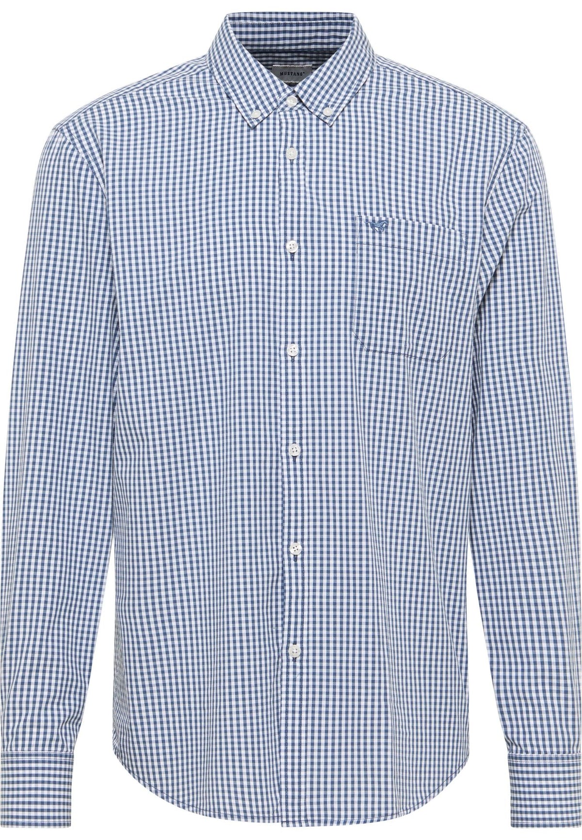 Mustang navy check shirt